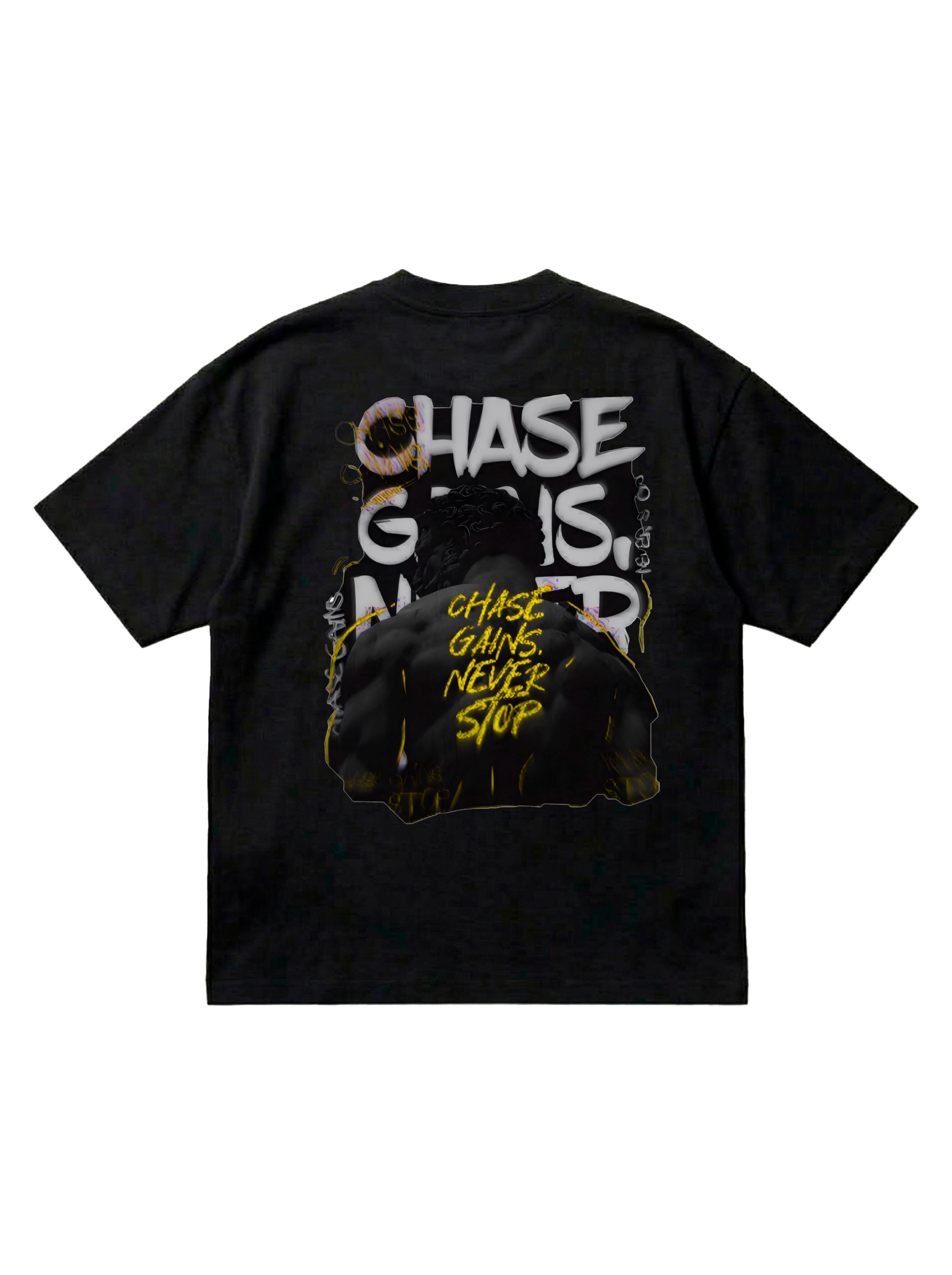 Футболка Chase, Gains Never stop